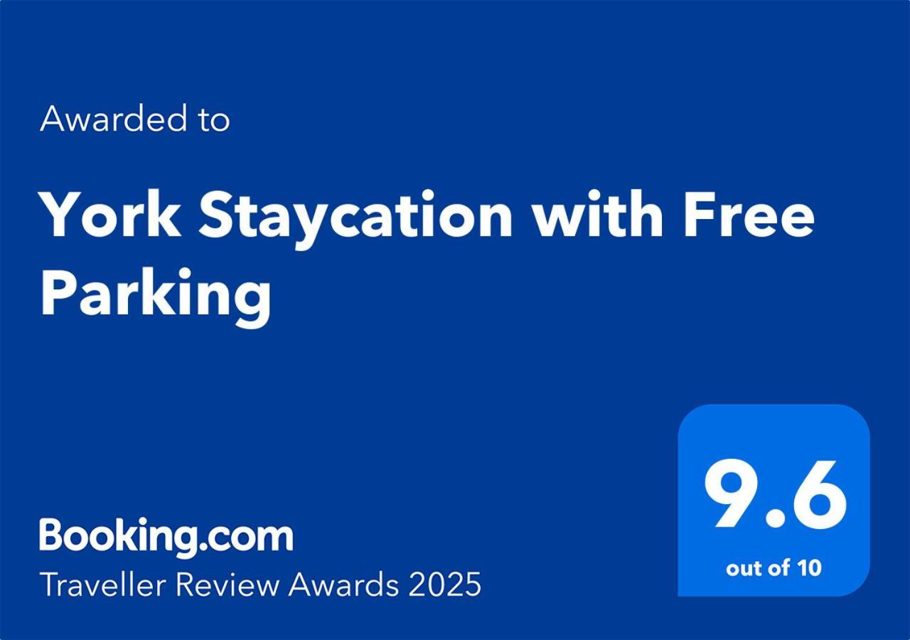York Staycation With Free Parking Eksteriør billede
